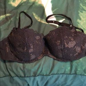 Black lace Adore Me bra